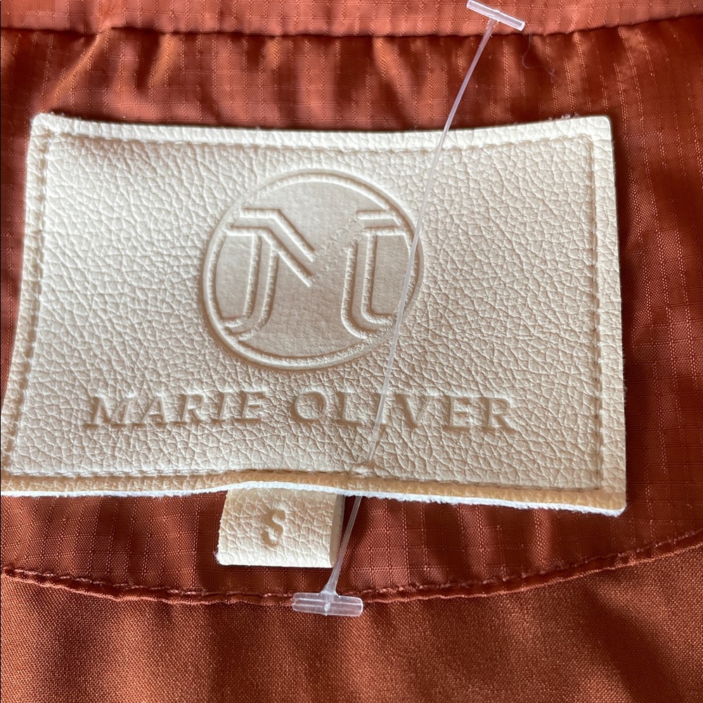Marie Oliver Puffer Coat . NEWCond. w/ o tags . Rust orange . Small - Picture 7 of 9